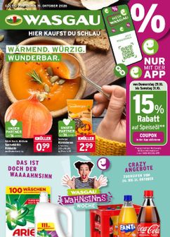 WASGAU-Prospekt von Montag 26.10.