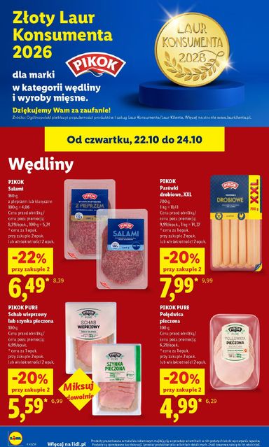 Leták Lidl Polsko - Lidl Polsko od 22.10. do 24.10. - strana 60