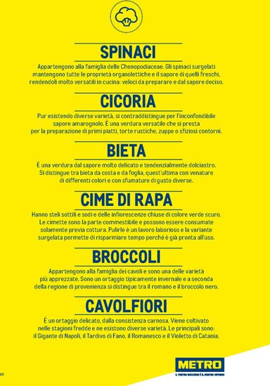 Volantino METRO - Metro - Catalogo Surgelati valido dal 01/01 al 31/12 - pagina 69