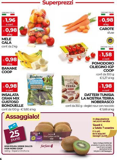 Volantino Coop Firenze - Coop Firenze - Vicino a Te valido dal 29/10 al 11/11 - pagina 6