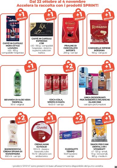 Volantino Coop Firenze - Coop Firenze - Il tuo supermercato valido dal 22/10 al 04/11 - pagina 31