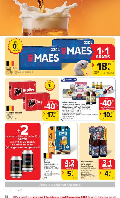 Folder Carrefour - Carrefour Market van 21/10 tot 27/10 - side 18
