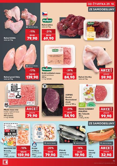 Leták Kaufland - Kaufland - Kolín od 29.10. do 03.11. - strana 15