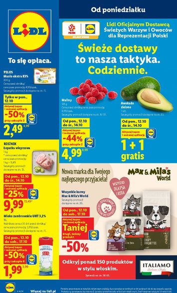 Gazetka Lidl - Lidl od 12.10. do 14.10. - strona 1