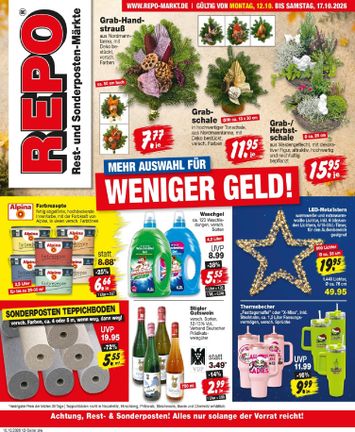 Prospekt REPO - Repo gültig ab 12.10. bis 17.10. - seite 1