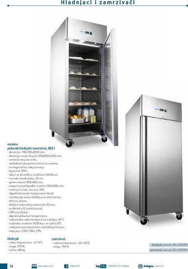 Katalog Metro - Metro - Poslovna rješenja - Pizzeria vrijedi od 06.07. do 31.12. - stranica 74