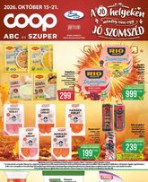Coop - Abc-Szuper, érvényes csütörtöktől 2026.10.15.