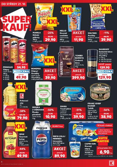 Leták Kaufland - Kaufland - Praha 4 od 21.10. do 27.10. - strana 8