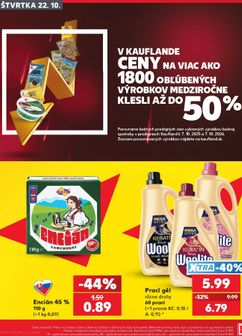 Kaufland leták platný od štvrtka 22.10.