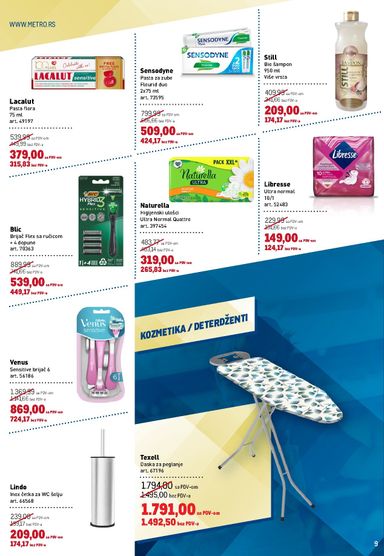 Katalog Metro - Metro - Prehrana i neprehrana od 15.10 do 28.10 - strana 9