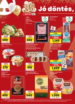 Spar akciós újság, érvényes csütörtöktől 10.22.