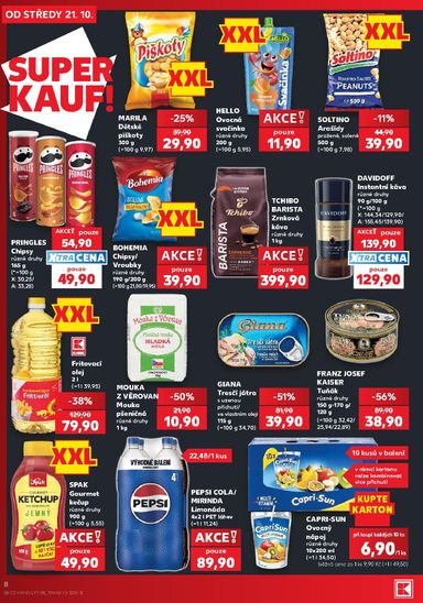 Leták Kaufland - Kaufland - Praha 4 od 21.10. do 27.10. - strana 8