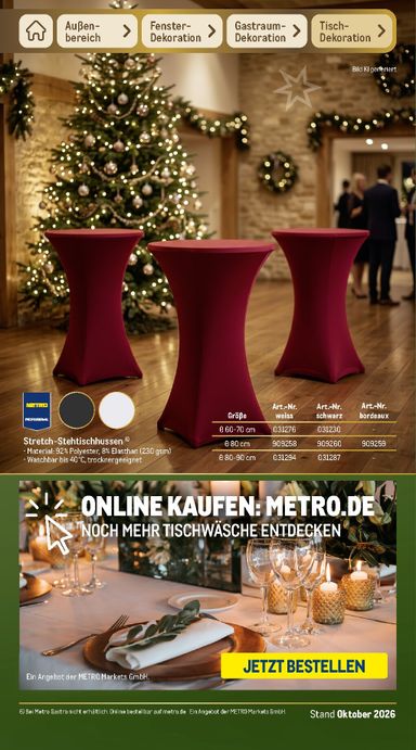 Prospekt METRO - Metro - Weihnachten gültig ab 01.10. bis 31.10. - seite 151