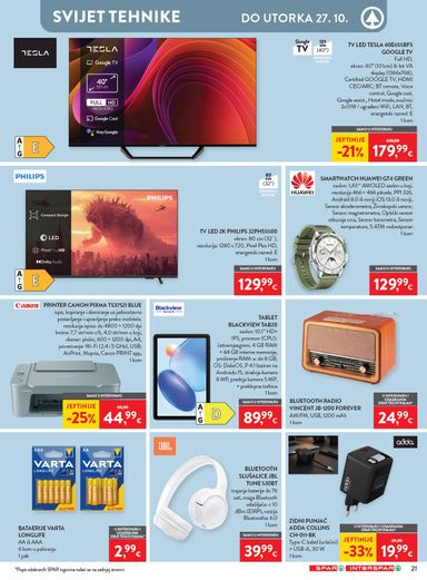 Katalog INTERSPAR - Interspar vrijedi od 14.10. do 20.10. - stranica 39