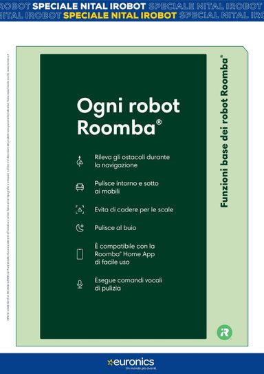 Volantino Euronics - Euronics - Nital iRobot valido dal 15/10 al 30/10 - pagina 4