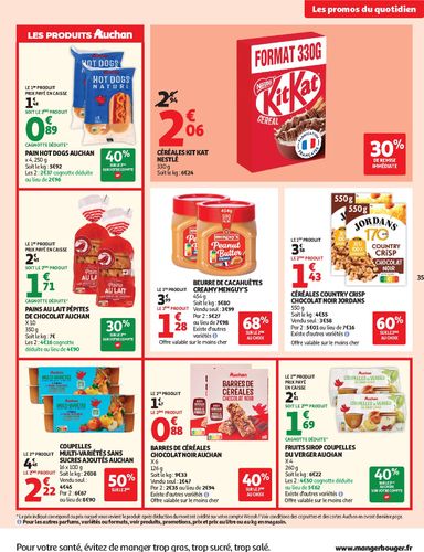 Catalogue Auchan - Auchan - Café, automne hypers valable dès le 06/10 au 18/10 - page 35