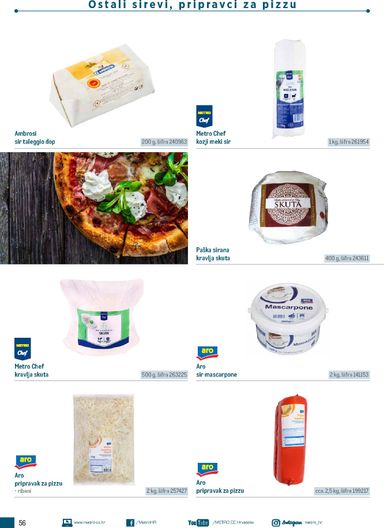Katalog Metro - Metro - Poslovna rješenja - Pizzeria vrijedi od 06.07. do 31.12. - stranica 56