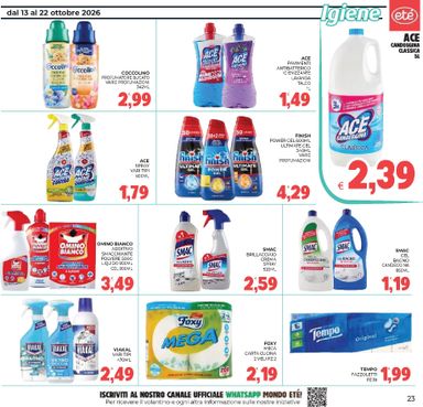 Volantino Eté - Eté valido dal 13/10 al 22/10 - pagina 23