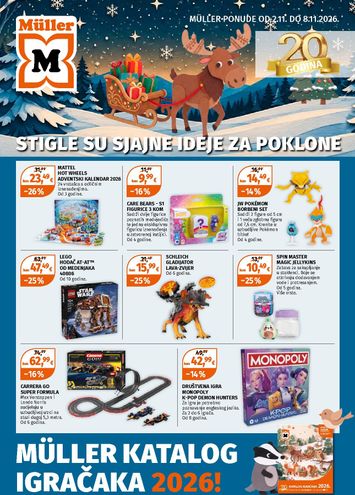 Katalog Müller - Müller - Ponuda igračaka vrijedi od 02.11. do 08.11. - stranica 1