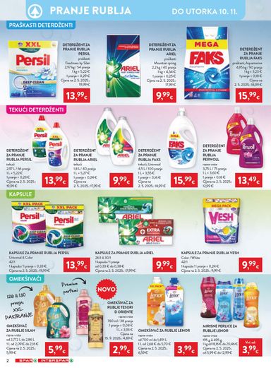 Katalog SPAR - SPAR - Svježina, njega i sjaj u svakom kutku vrijedi od 21.10. do 10.11. - stranica 2
