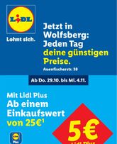 Lidl - Lohnt sich-Flugblatt gültig ab Donnerstag 29.10.2026