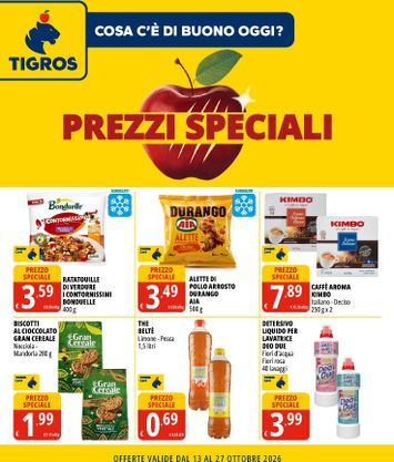 Volantino Tigros - Tigros - Prezzi Speciali valido dal 13/10 al 27/10 - pagina 1