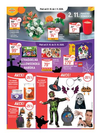 Leták Globus - Globus - Halloween od 21.10. do 01.11. - strana 1