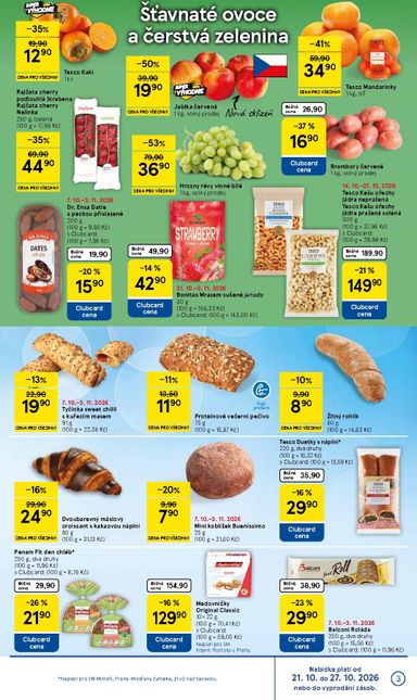Leták Tesco - Tesco supermarket od 21.10. do 27.10. - strana 3