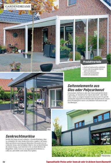 Prospekt toom - Toom - Gartenhäuser & Carports gültig ab 01.03. bis 31.12. - seite 54
