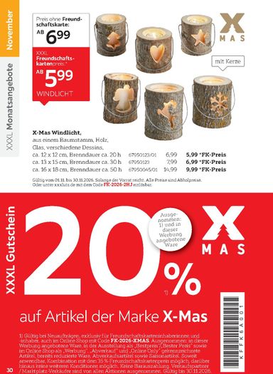 Prospekt XXXLutz - XXXlutz - Freundschaftskartenjournal gültig ab 01.08. bis 31.01. - seite 30