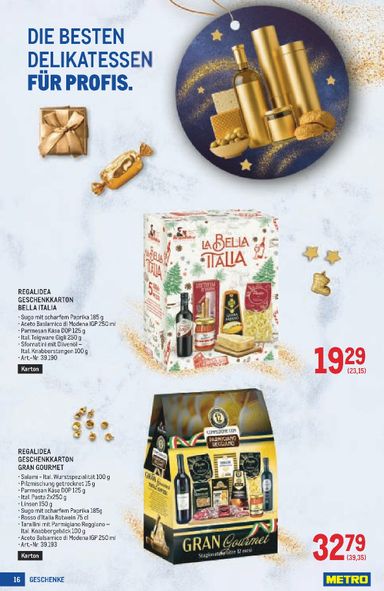 METRO-Flugblatt - Metro - Weihnachtsdeko gültig ab 15.10. bis 24.12. - seite 16