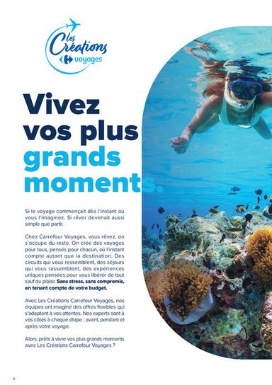Catalogue Carrefour Market - Carrefour Market - Séjours & Circuits valable dès le 14/08 au 30/10 - page 2