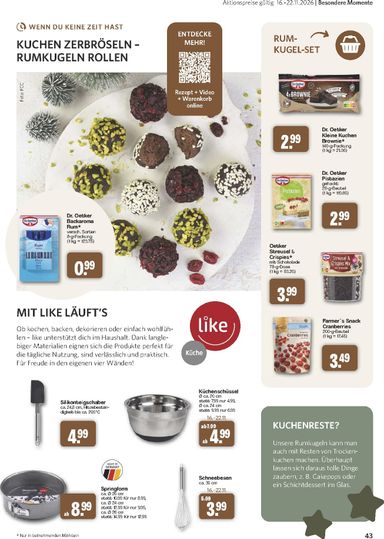 Prospekt Famila Nordwest - Famila Nordwest - Besondere Momente gültig ab 26.10. bis 29.11. - seite 43