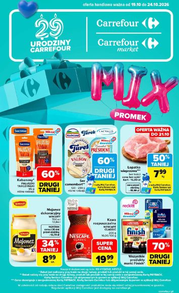 Gazetka Carrefour - Carrefour od 19.10. do 24.10. - strona 1