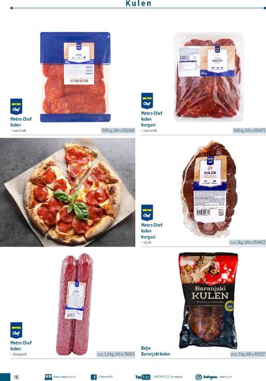 Katalog Metro - Metro - Poslovna rješenja - Pizzeria vrijedi od 06.07. do 31.12. - stranica 16