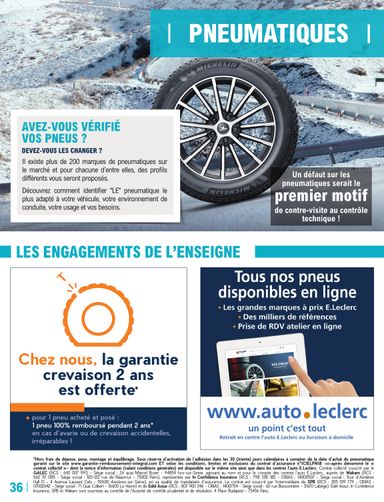 Catalogue E.Leclerc - E.Leclerc - L'auto valable dès le 12/05 au 27/03 - page 36