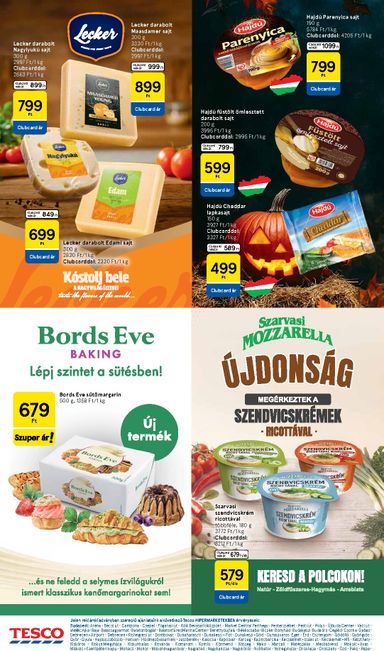 Akciós újság Tesco - Tesco érvényes 10.29.-tól 11.04.-ig - 18 oldal