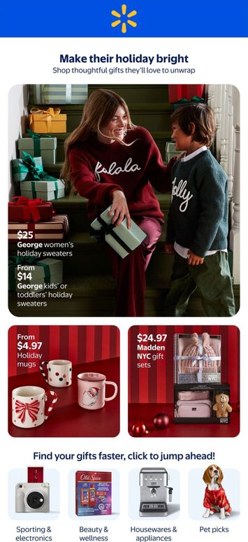 Flyer Walmart - Walmart - Holiday Gifting valid since 10-29 until 11-25 - page 1