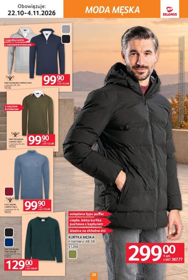 Gazetka Selgros - Selgros cash&carry - Katalog Tekstylia od 22.10. do 04.11. - strona 20