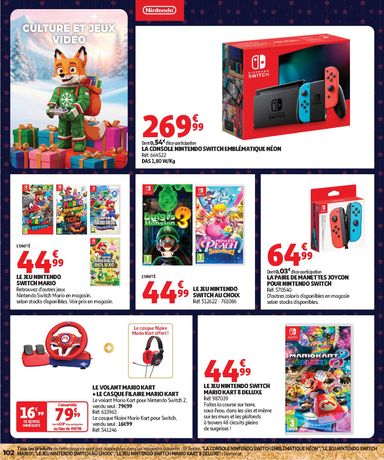 Folder Auchan - Auchan - Jouets de Noël van 16/10 tot 06/12 - side 102