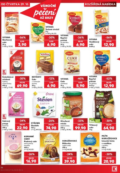 Leták Kaufland - Kaufland - Brno od 29.10. do 03.11. - strana 36