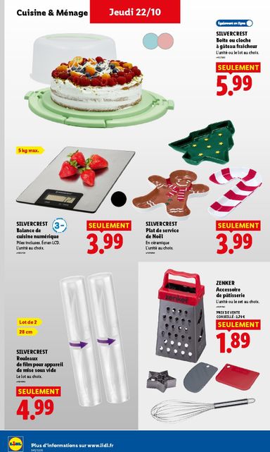 Catalogue Lidl - Lidl valable dès le 22/10 au 28/10 - page 46