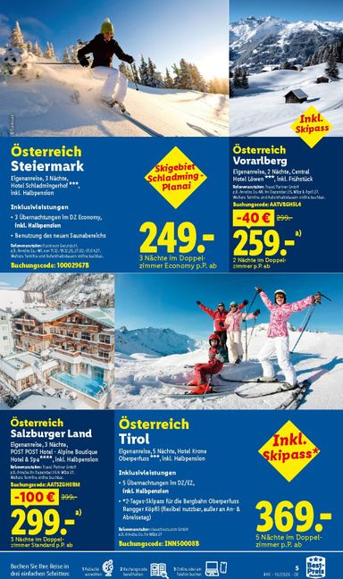 Prospekt Lidl - Lidl - Reise-Highlights gültig ab 30.09. bis 31.10. - seite 5