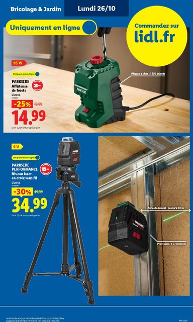 Catalogue Lidl - Lidl valable dès le 22/10 au 28/10 - page 9
