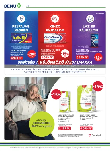 Akciós újság Benu - Benu érvényes 10.01.-tól 10.31.-ig - 24 oldal