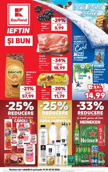 Catalogul Kaufland - Kaufland de la 14.10. până la 20.10. - pagina 1