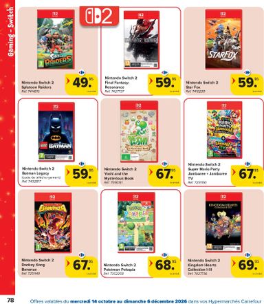 Folder Carrefour - Carrefour - Catalogue Jouets van 14/10 tot 06/12 - side 78