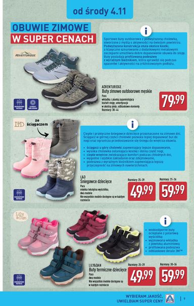 Gazetka ALDI - ALDI - Artykuły przemysłowe i tekstylia od 04.11. do 07.11. - strona 9