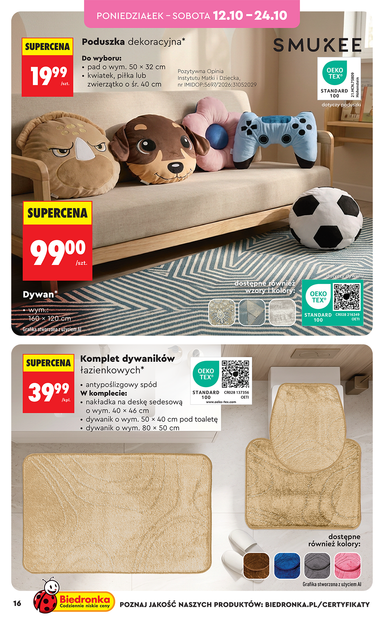 Gazetka Biedronka - Biedronka - Hity i inspiracje od 12.10. do 24.10. - strona 16