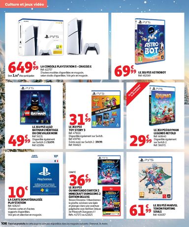 Folder Auchan - Auchan - Jouets de Noël van 16/10 tot 06/12 - side 106